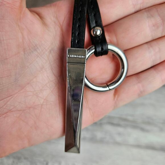 Calvin Klein Gabrianna Gray Bubble Lamb Tote Bag w/ Detachable Wristlet - Picture 3 of 11